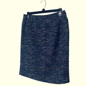 Tommy Hilfiger Blue White Pencil Style Skirt. Sz 6